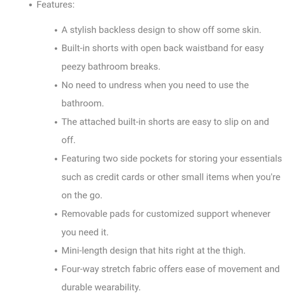 Backless Twisted Active Dress-Easy Peezy Edition - Picture 6 of 6